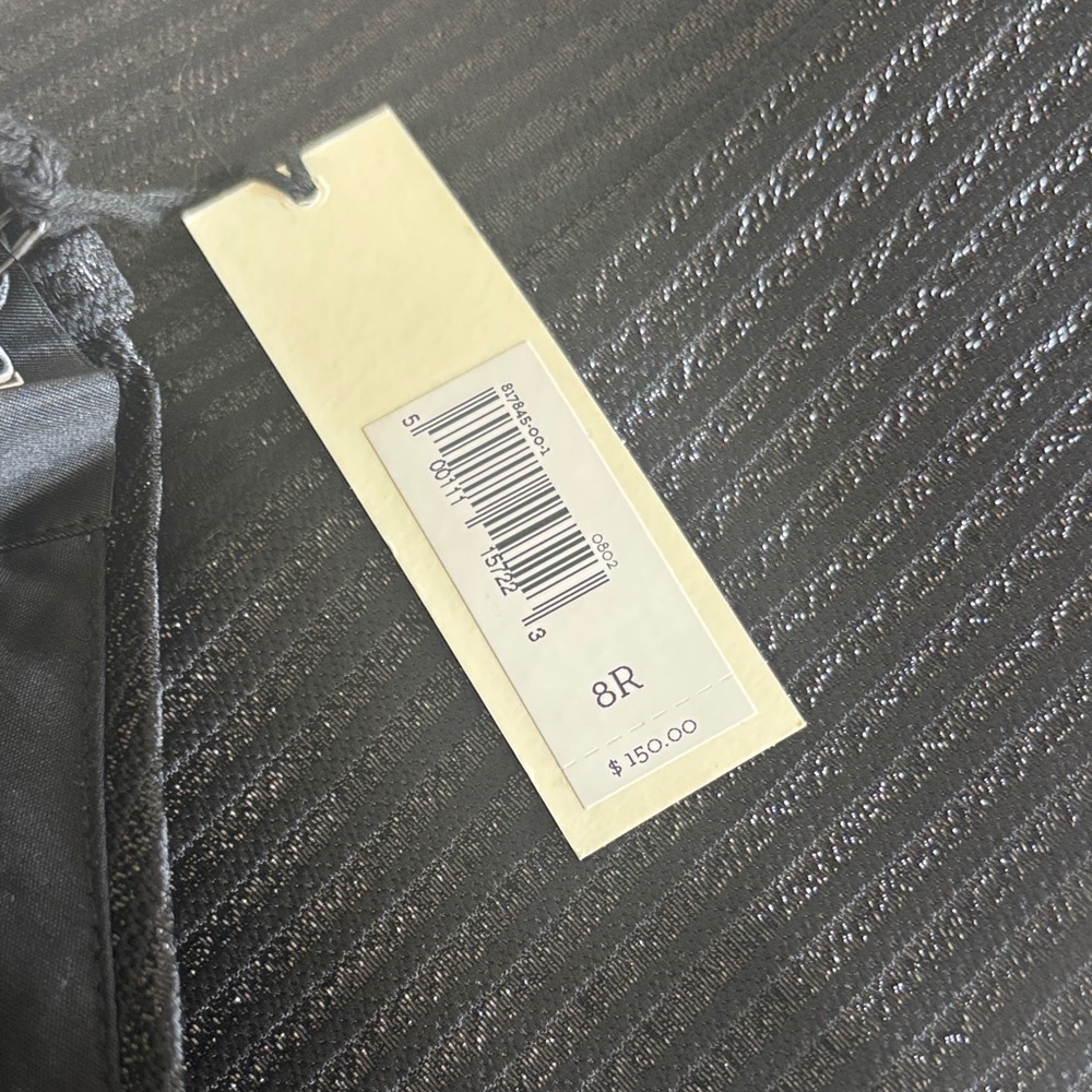 Banana Republic Luci Slim Lure Pinstripe Pant, Sz 8, New - Picture 9 of 12